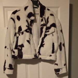 Stoosh Cream and Brown Teddy Jacket